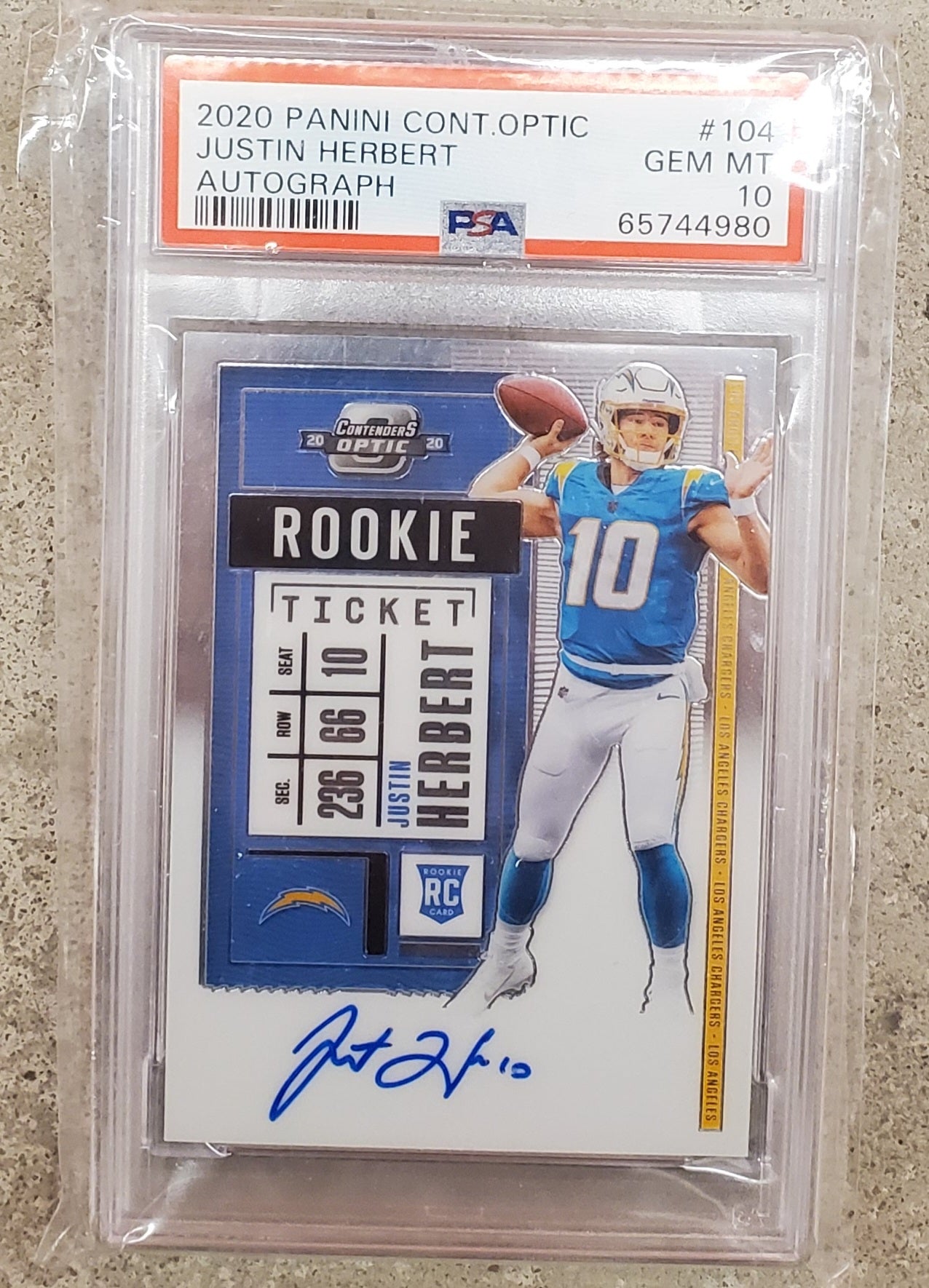 Justin Herbert Signature NFL